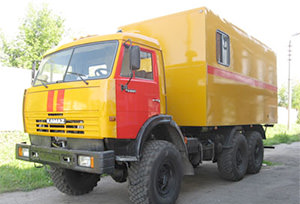 Амурские военные получили уникальную подвижную автомастерскую ПАРМ-1АМ1