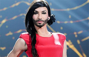 Трансвестит Кончита Вурст из Австрии вышла в финал Евровидения-2014