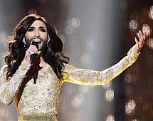 Певица-трансвестит из Австрии Кончита Вурст победила на «Евровидении-2014»