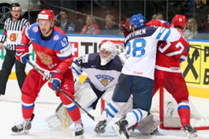 Сборная России обыграла Финляндию в матче ЧМ по хоккею