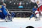 Российские хоккеисты уверенно обыграли сборную Казахстана
